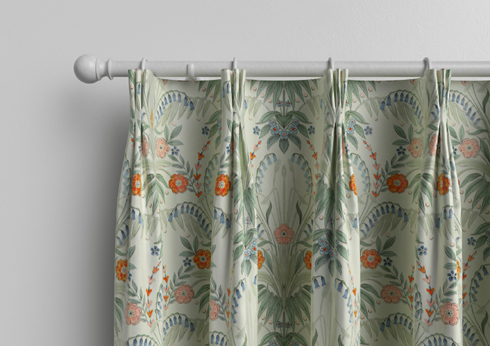 Cotswold Faux Silk, Persimmon - Made to Measure Curtain - Image 11